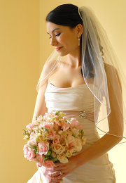 Photo of a bride, taken by Heather Owens